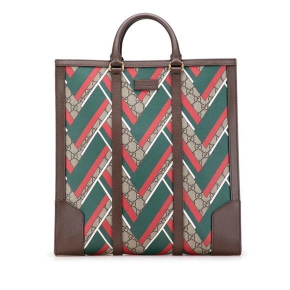 GUCCI Cream Leather Tote Bag - Picture 1 of 10